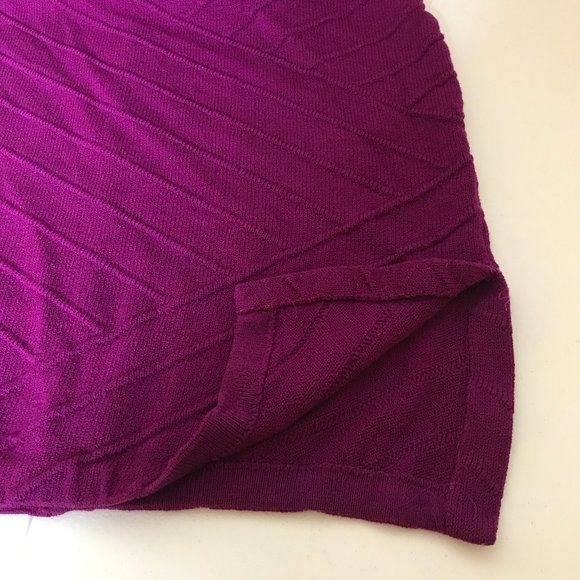 St. John Collection Criss Cross Bandage Pattern Santana Knit Sheath Dress Size 8 - Picture 4 of 15